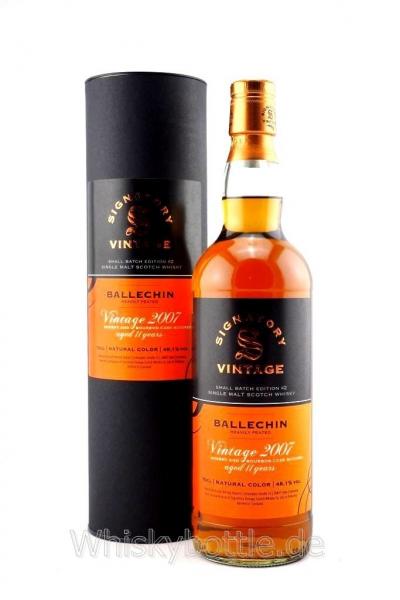 Ballechin 11 Jahre 2007-2018 Small Batch Edition #2 Heavily Peated 48,1% vol. 0,7l Ballechin 11 Jahre 2007-2018 Small Batch Edition #2 Heavily Peated 48,1% vol. 0,7l