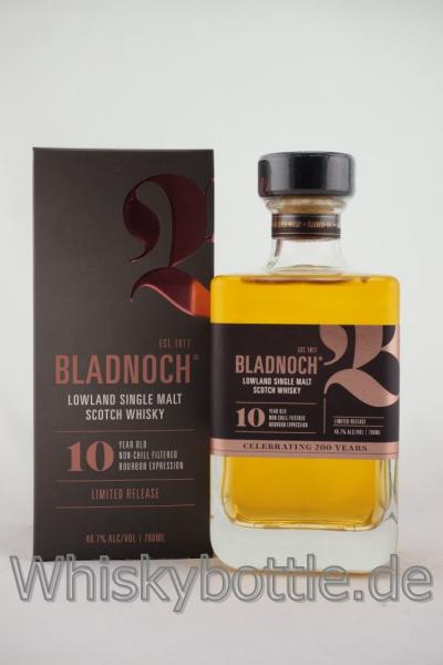 Bladnoch 10 Jahre Bourbon Cask 46,7% vol. 0,7l Bladnoch 10 Jahre Bourbon Cask 46,7% vol. 0,7l