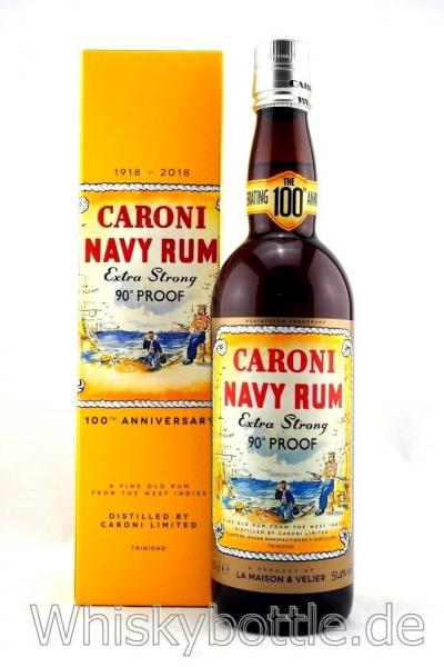 Caroni Navy Rum 18 Jahre 90° Proof 100th Aniversary 51,4% vol. 0,7l Caroni Navy Rum 18 Jahre 90° Proof 100th Aniversary 51,4% vol. 0,7l
