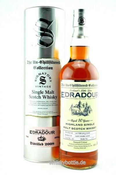 Edradour 2008-2018 Signatory 46,0% vol. 0,7l Edradour 2008-2018 Signatory 46,0% vol. 0,7l