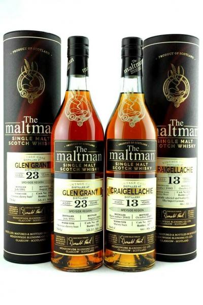 Glen Grant 23 Jahre 1995-2018 & Craigellachie 13 Jahre 2003 Sherry Butt No.8008 The Maltman Glen Grant 23 Jahre 1995-2018 & Craigellachie 13 Jahre 2003 Sherry Butt No.8008 The Maltman