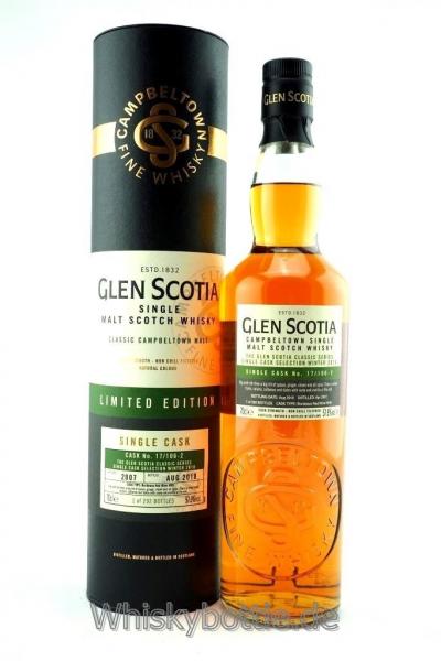 Glen Scotia 2007-2018 Bordeaux Red Wine Single Cask No.17/106-2 57,9% vol. 0.7l Glen Scotia 2007-2018 Bordeaux Red Wine Single Cask No.17/106-2 57,9% vol. 0.7l