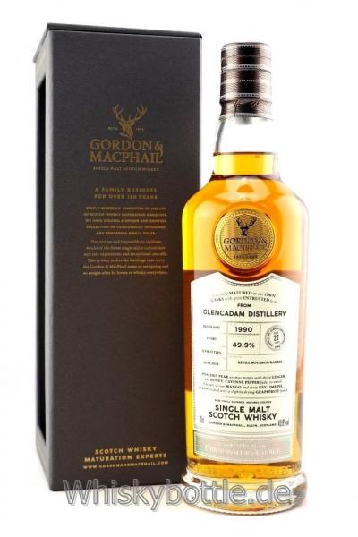 Glencadam 27 Jahre 1990-2018 Gordon & MacPhail Connoisseurs Choice 49,9%vol. 0,7l Glencadam 27 Jahre 1990-2018 Gordon & MacPhail Connoisseurs Choice 49,9%vol. 0,7l