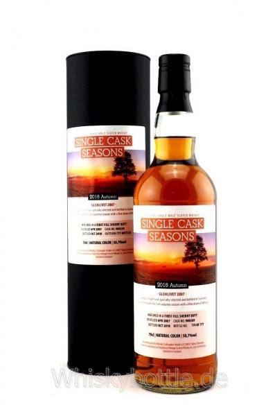 Glenlivet 11 Jahre 2007-2018 First Fill Sherry Cask Seasons Autumn 2018 50,7% vol. 0,7l Glenlivet 11 Jahre 2007-2018 First Fill Sherry Cask Seasons Autumn 2018 50,7% vol. 0,7l