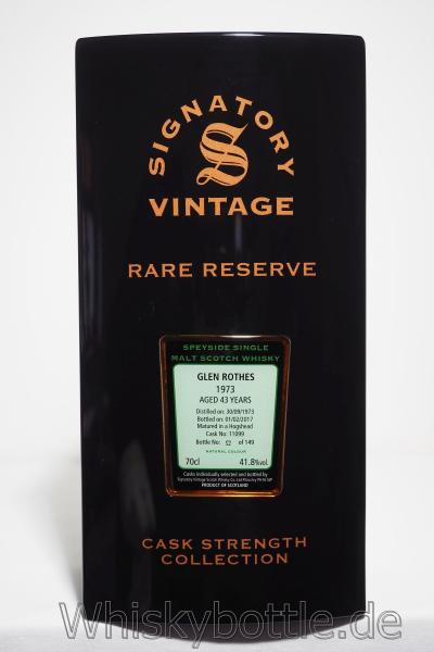 Glenrothes 43 Jahre 1973-2017 Signatory Rare Reserve 41,8% vol. 0,7l Glenrothes 43 Jahre 1973-2017 Signatory Rare Reserve 41,8% vol. 0,7l