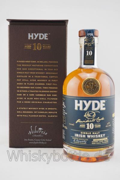 Hyde No.1 Presidents Cask Whisky 10 Jahre Sherry Cask finish 46,0% vol. 0,7l Hyde No.1 Presidents Cask Whisky 10 Jahre Sherry Cask finish 46,0% vol. 0,7l