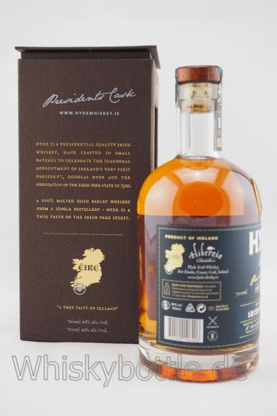 Hyde No.1 Presidents Cask Whisky 10 Jahre Sherry Cask finish 46,0% vol. 0,7l Hyde No.1 Presidents Cask Whisky 10 Jahre Sherry Cask finish 46,0% vol. 0,7l