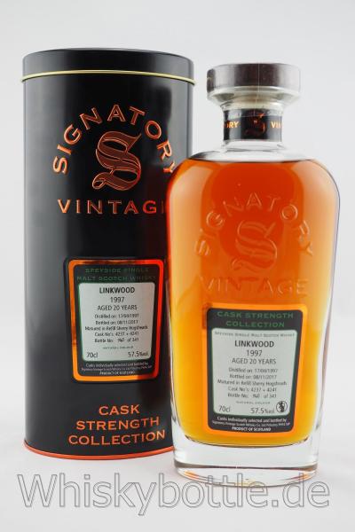 Linkwood 20 Jahre 1997-2017 Sherry Hogsheads Signatory Vintage Linkwood 20 Jahre 1997-2017 Sherry Hogsheads Signatory Vintage