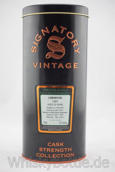 Linkwood 20 Jahre 1997-2017 Sherry Hogsheads Signatory Vintage Linkwood 20 Jahre 1997-2017 Sherry Hogsheads Signatory Vintage
