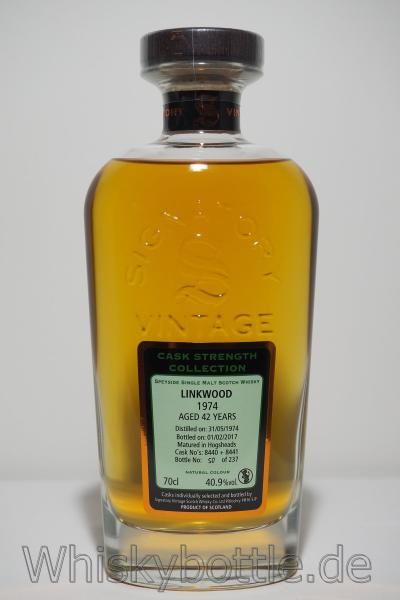Linkwood 42 Jahre 1974-2017 Signatory Rare Reserve 40,9% vol. 0,7l Linkwood 42 Jahre 1974-2017 Signatory Rare Reserve 40,9% vol. 0,7l