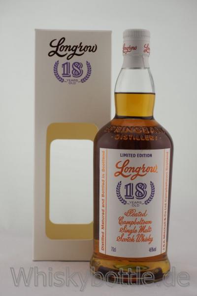 Longrow 18 Jahre Release 2018 Limited Edition Sherry Cask 46,0% vol. 0,7l Longrow 18 Jahre Release 2018 Limited Edition Sherry Cask 46,0% vol. 0,7l