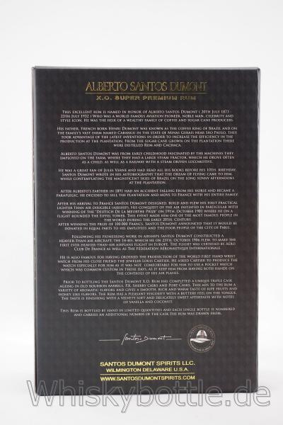 Santos Dumont XO Rum 40% vol. 0,7l Santos Dumont XO Rum 40% vol. 0,7l