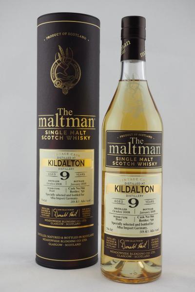 Kildalton The Maltman 9 Years 2008/2018 - 59,4%vol. Kildalton The Maltman 9 Years 2008/2018 - 59,4%vol.