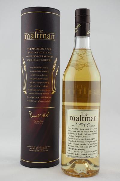 Kildalton The Maltman 9 Years 2008/2018 - 59,4%vol. Kildalton The Maltman 9 Years 2008/2018 - 59,4%vol.