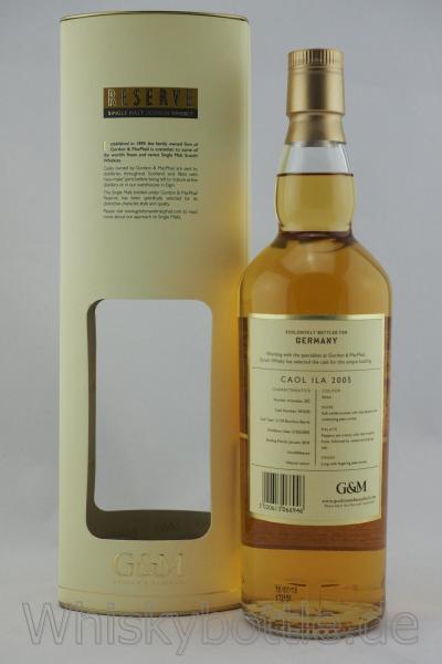 Caol Ila 12 Jahre 2005/2018 Gordon & MacPhail Reserve 52,6% vol. 0,7l Caol Ila 12 Jahre 2005/2018 Gordon & MacPhail Reserve 52,6% vol. 0,7l