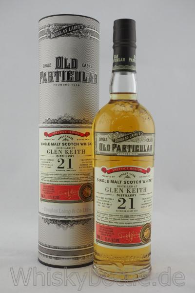 Glen Keith 21 J.1995-2017 Old Particular D. Laing 51,5% vol. 0,7l Glen Keith 21 J.1995-2017 Old Particular D. Laing 51,5% vol. 0,7l