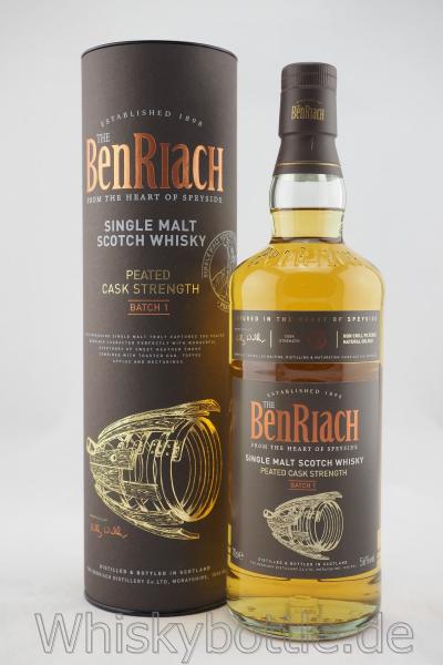 Benriach Peated Cask Strength Batch1  56,0% vol. 0,7l