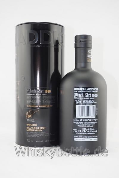 Bruichladdich Black Art 1990 Edition 06.1 -26 Jahre 46,9% vol. 0,7l Bruichladdich Black Art 1990 Edition 06.1 -26 Jahre 46,9% vol. 0,7l