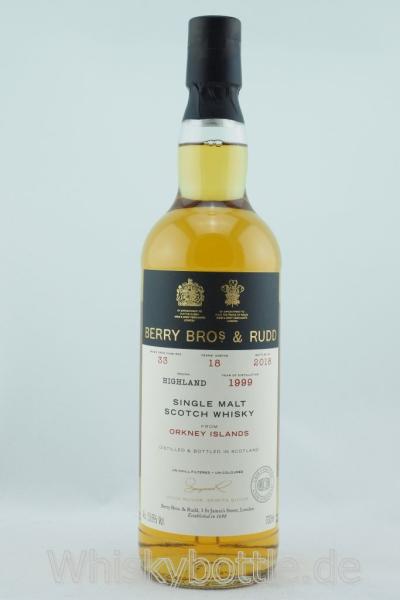 Orkney 18 Jahre 1999-2018 Butt No.33 Berry Bros & Rudd 53,6% vol. 0,7l Orkney 18 Jahre 1999-2018 Butt No.33 Berry Bros & Rudd 53,6% vol. 0,7l