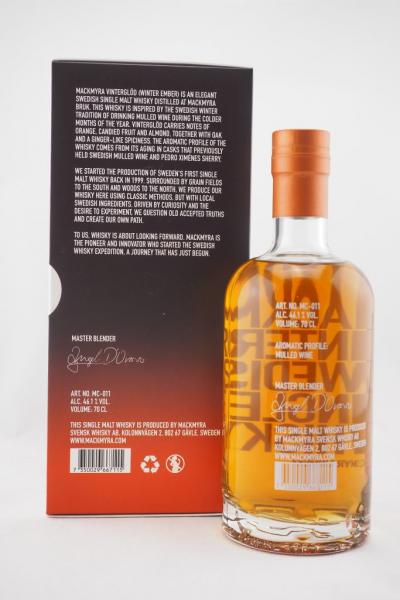 Mackmyra Vinterglöd Single Malt 46,1% vol. 0,7l Mackmyra Vinterglöd Single Malt 46,1% vol. 0,7l