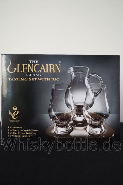 Tasting Set The Glencairn Glass mit Krug und Holztablett Tasting Set The Glencairn Glass mit Krug und Holztablett