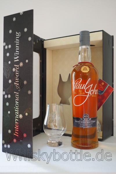 PAUL JOHN BOLD SINGLE MALT WHISKY 46,0% vol. inkl. Glas