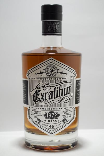 Excalibur 45 Jahre 1972-2017 Meadowside Donald Hart 42,2% vol. 0,7l Excalibur 45 Jahre 1972-2017 Meadowside Donald Hart 42,2% vol. 0,7l