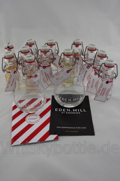 Eden Mill 12 Gins plus 2 Eden Mill Tumbler 43,0% vol. 0,6l Eden Mill 12 Gins plus 2 Eden Mill Tumbler 43,0% vol. 0,6l