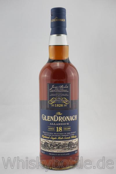 Glendronach Allardice 18 Jahre 46,0% vol. 0,7l Glendronach Allardice 18 Jahre 46,0% vol. 0,7l