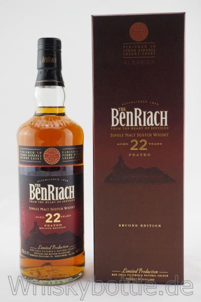 Benriach 22 Jahre Albariza Peated PX Finish 46.0% vol. 0,7l