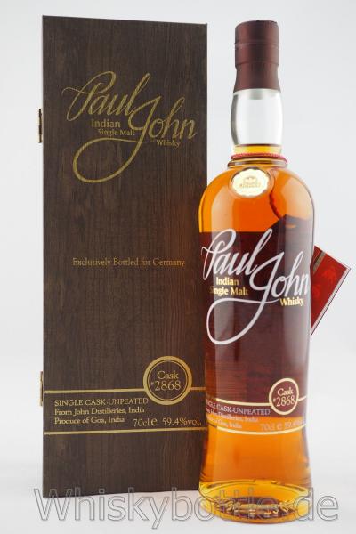 Paul John Single Cask Unpeated #2868 59,4% vol.0,7l Paul John Single Cask Unpeated #2868 59,4% vol.0,7l