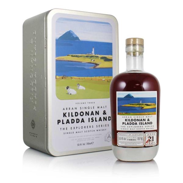 Arran 21 Jahre Kildonan & Pladda Island The Explorers Series 50,4% vol. 0,7l Arran 21 Jahre Kildonan & Pladda Island The Explorers Series 50,4% vol. 0,7l