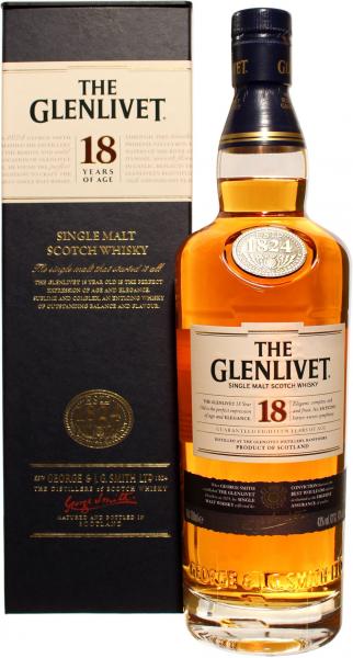 The Glenlivet 18 Jahre 43,0% vol. 0,7l The Glenlivet 18 Jahre 43,0% vol. 0,7l
